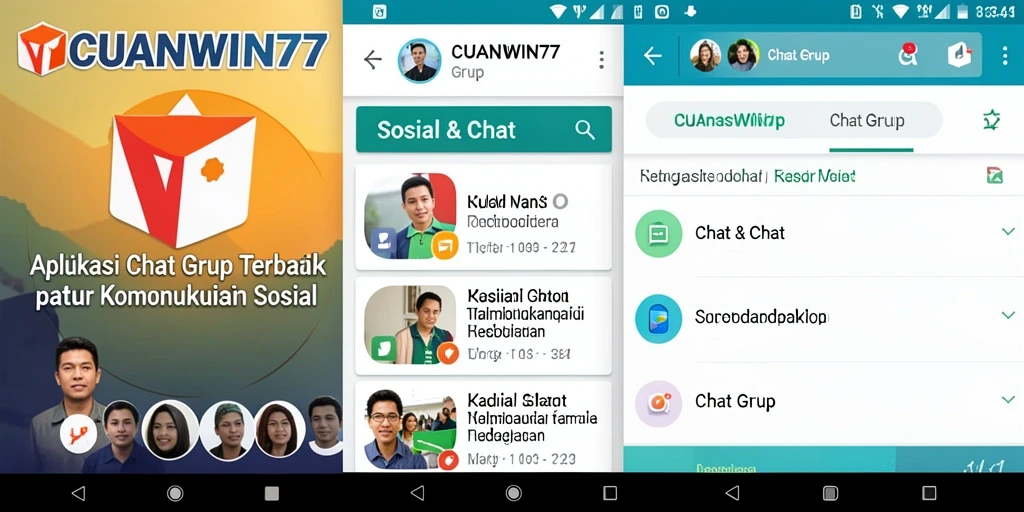 Antarmuka CUANWIN77 menampilkan chat grup yang interaktif dan mudah digunakan.