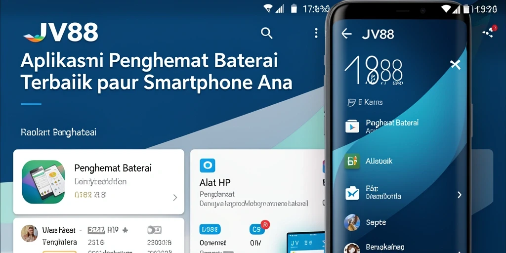 Antarmuka JV88 yang intuitif untuk Penghemat Baterai.