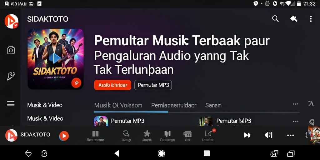Tampilan antarmuka pengguna SIDAKTOTO yang menarik dan fungsional.